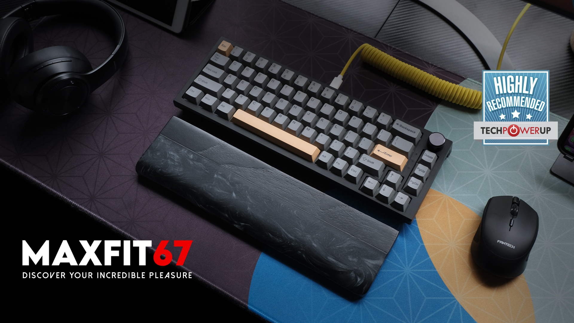 Amazon.com: FANTECH MAXFIT67 3-Mode Mechanical Gaming Keyboard RGB